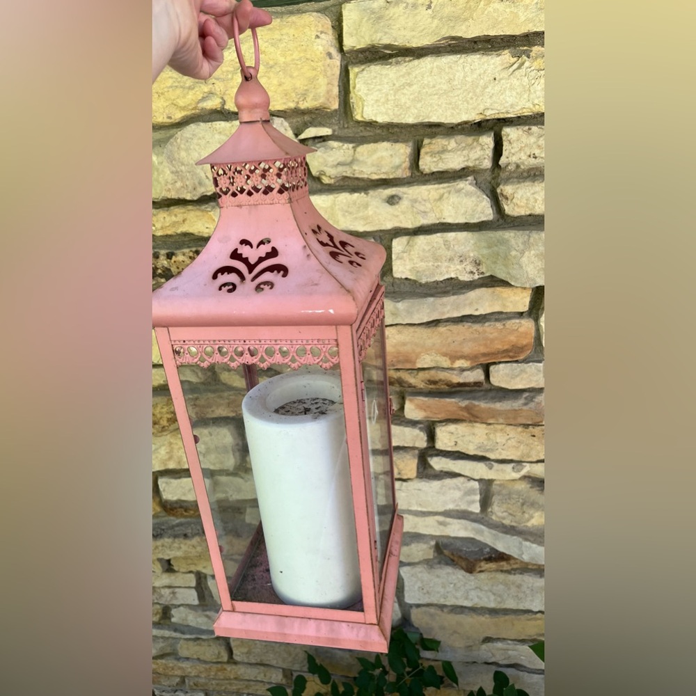 Retro vintage style lantern